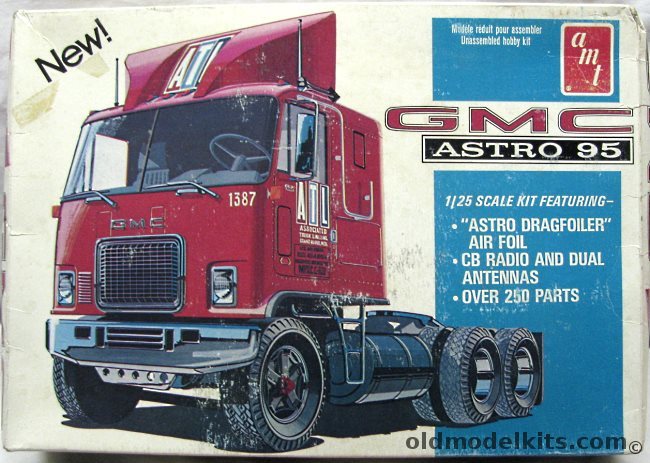 AMT 1/25 GMC Astro 95 Semi Tractor Truck, T510 plastic model kit
